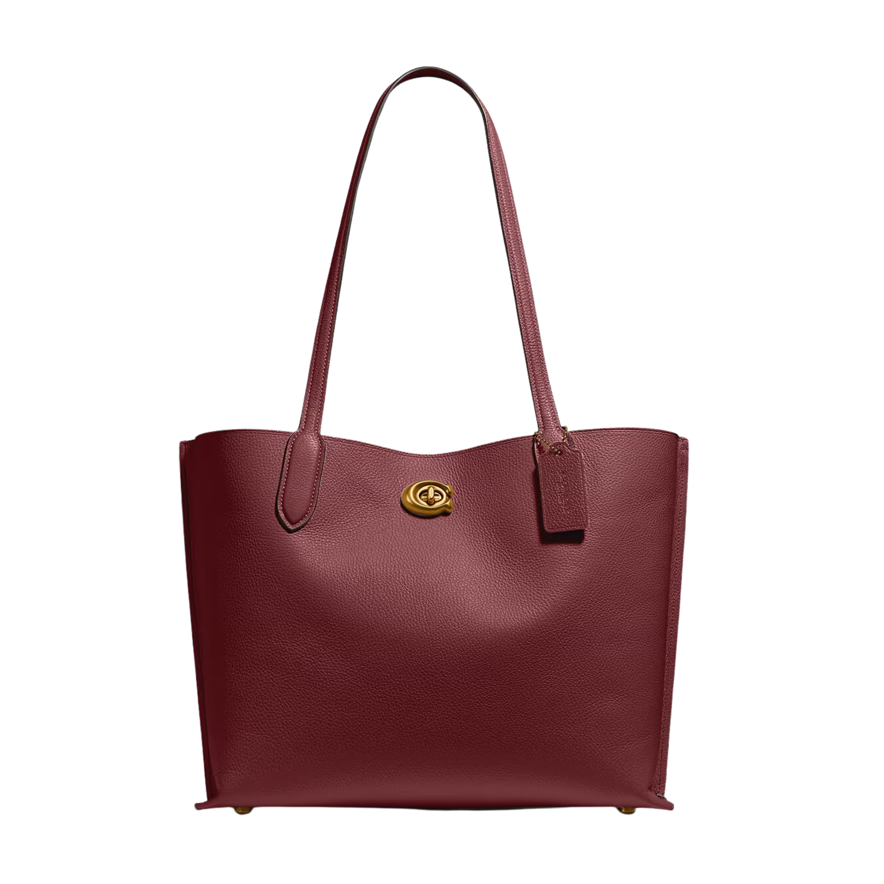 Coach Bag | Willow Tote Signature Canvas Brick Red