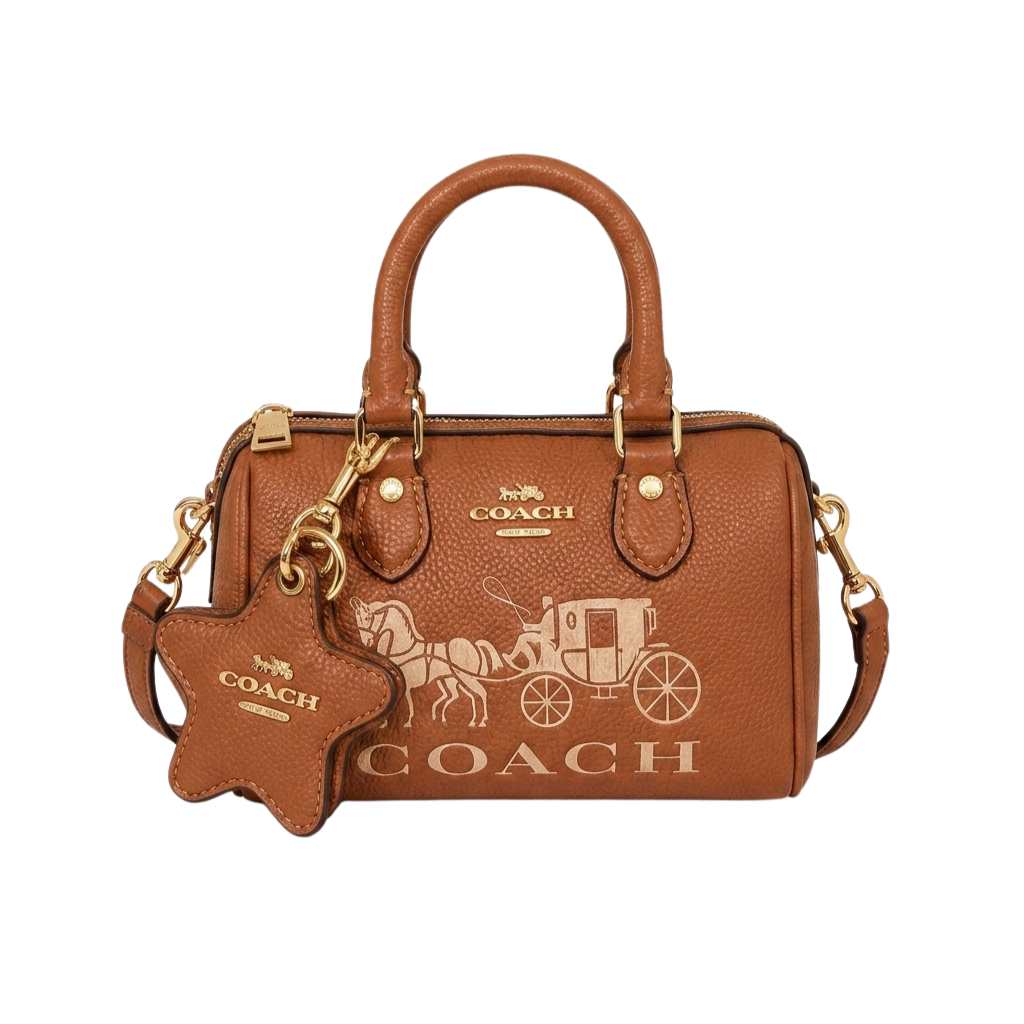 Coach Mini Rowan Crossbody Bag – Brown - View 1
