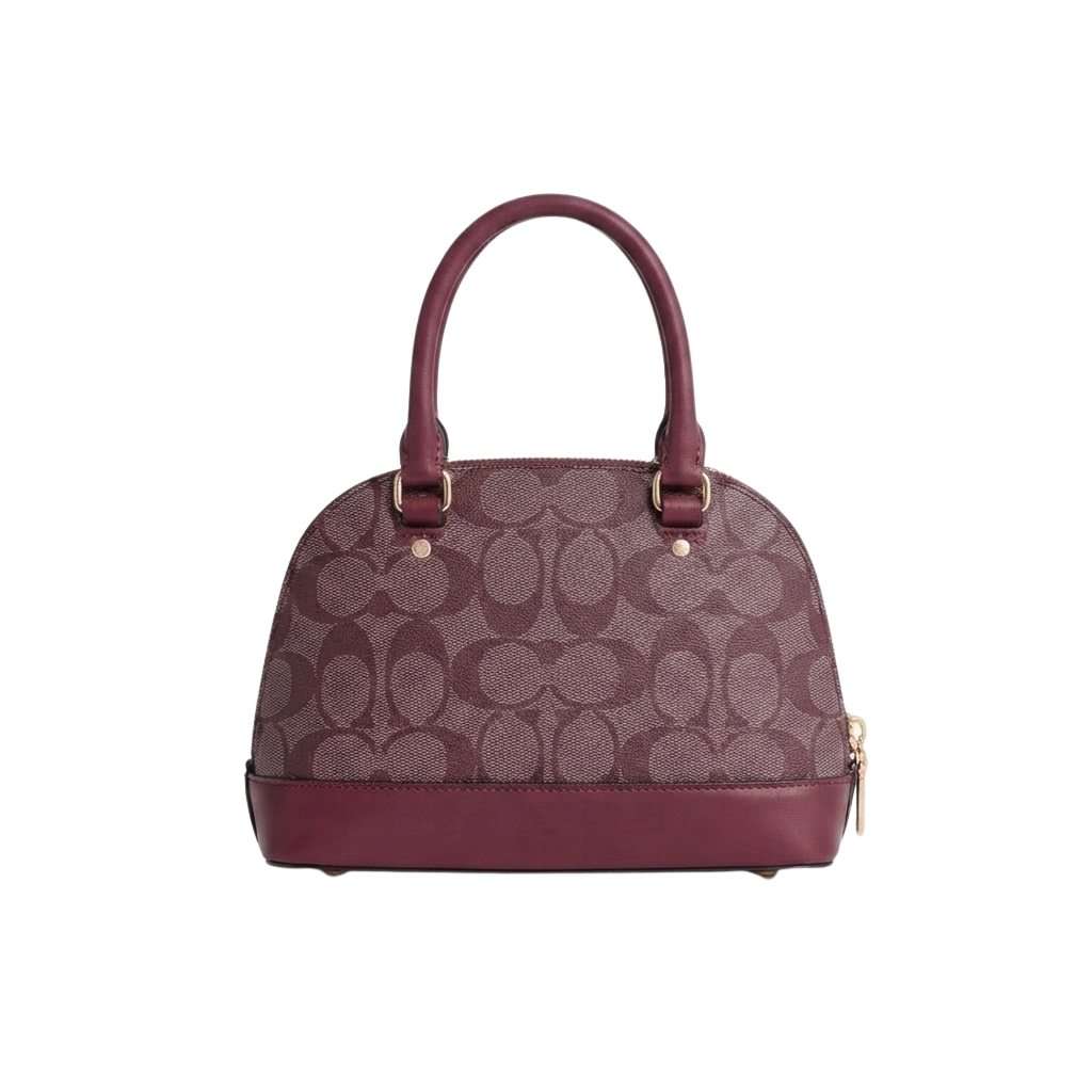 Coach Mini Sierra Satchel – Burgundy - View 1