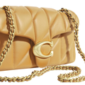 Coach Tabby Quilted Leather Shoulder Bag – Light Brown - View 3
