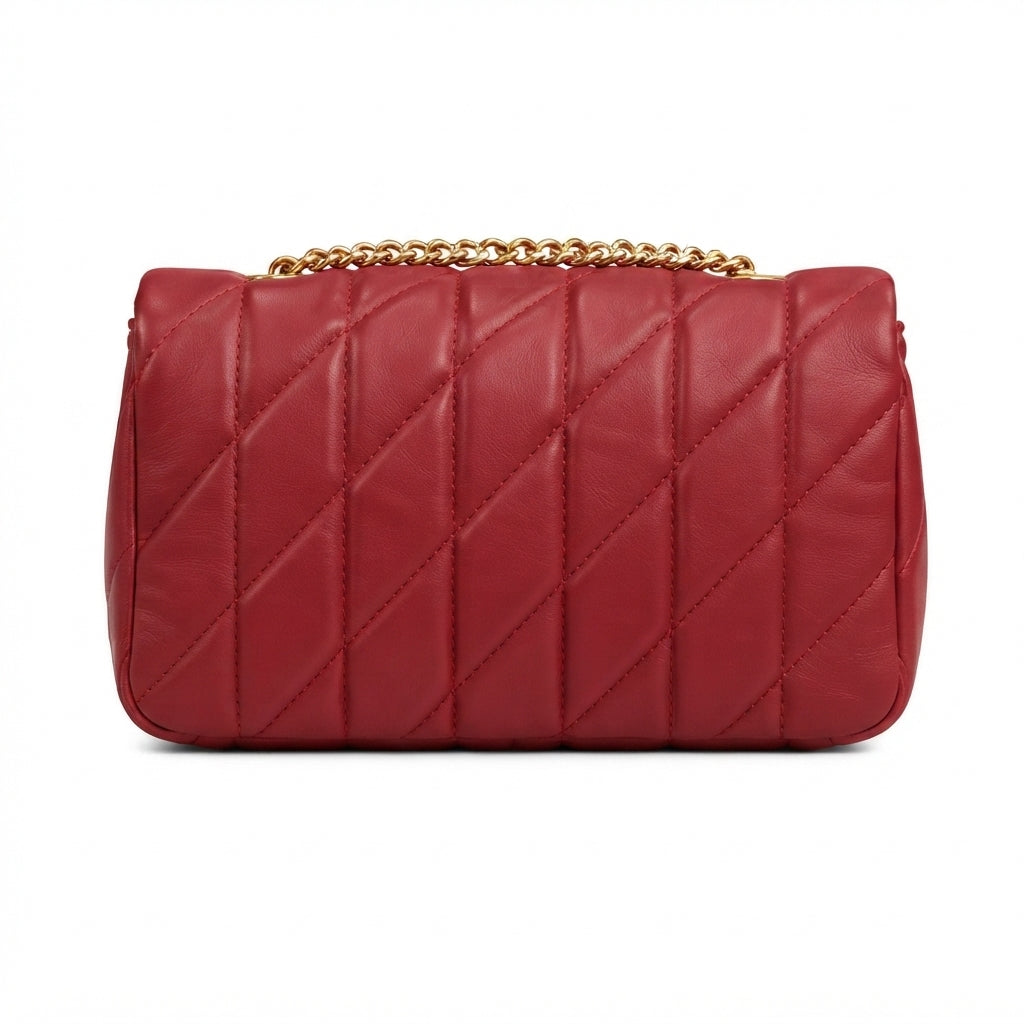 Coach Quilted Tabby Bag – Burgundy - View 4
