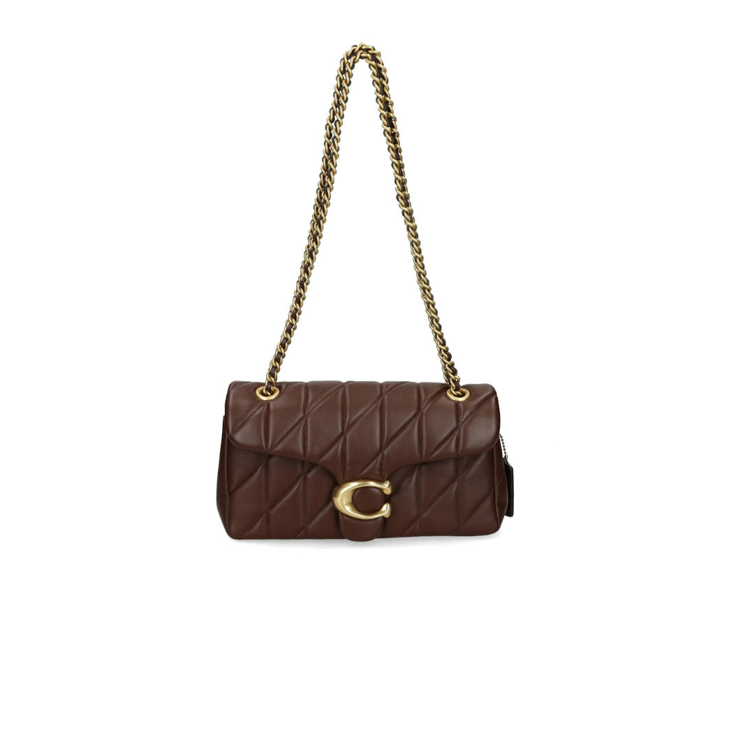 Coach Quilted Tabby Shoulder Bag – Rich Brown - View 4
