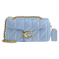 Coach Quilted Tabby Shoulder Bag – Blue - View 1