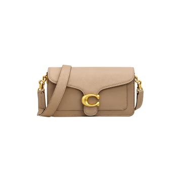 Coach Tabby Leather Shoulder Bag – Nude - View 1