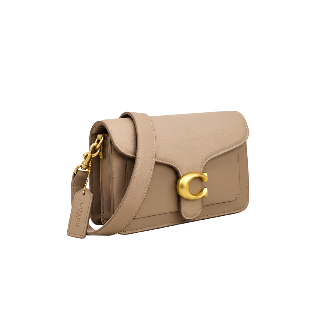 Coach Tabby Leather Shoulder Bag – Nude - View 2