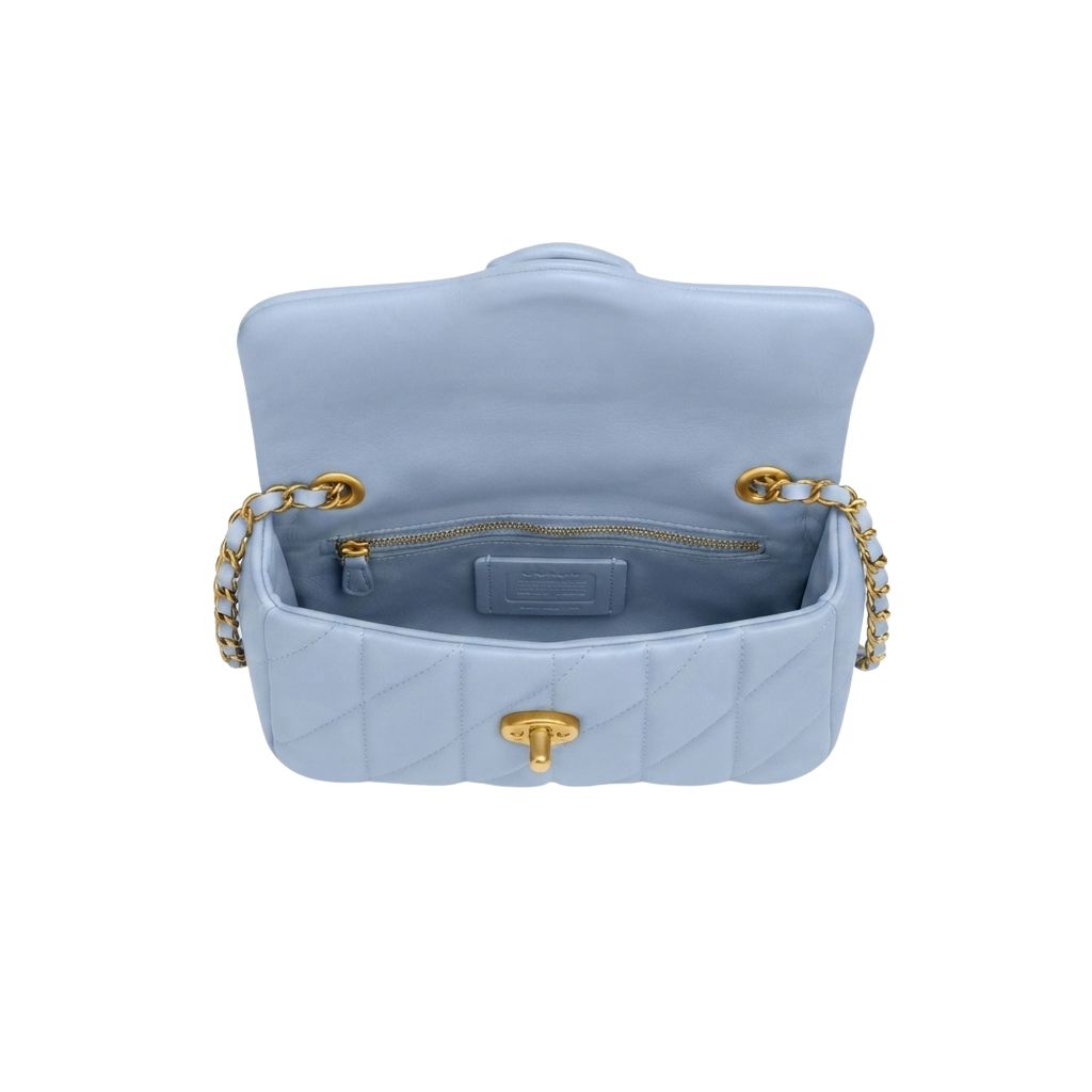 Coach Tabby Shoulder Bag – Light Blue - View 3