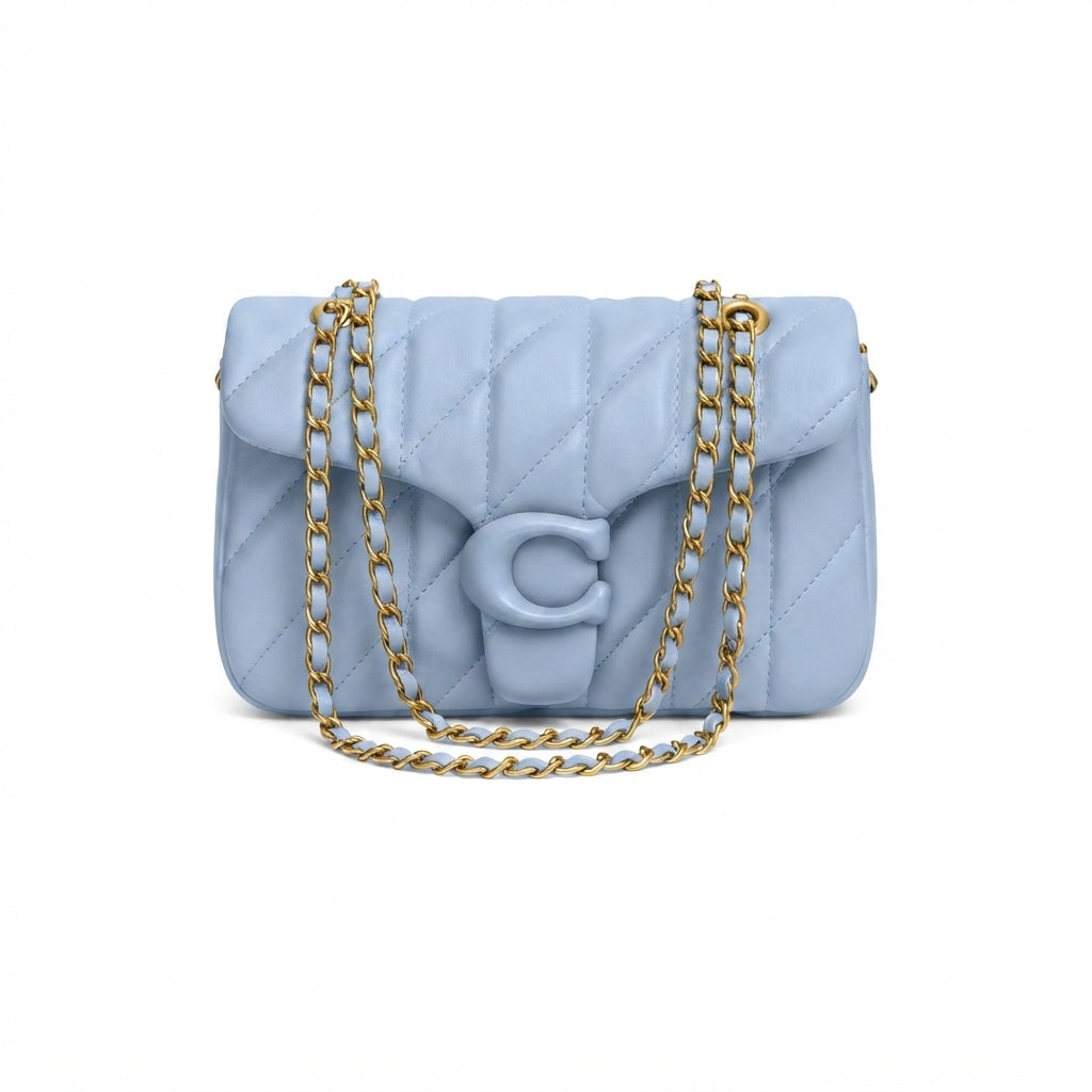 Coach Tabby Shoulder Bag – Light Blue - View 1