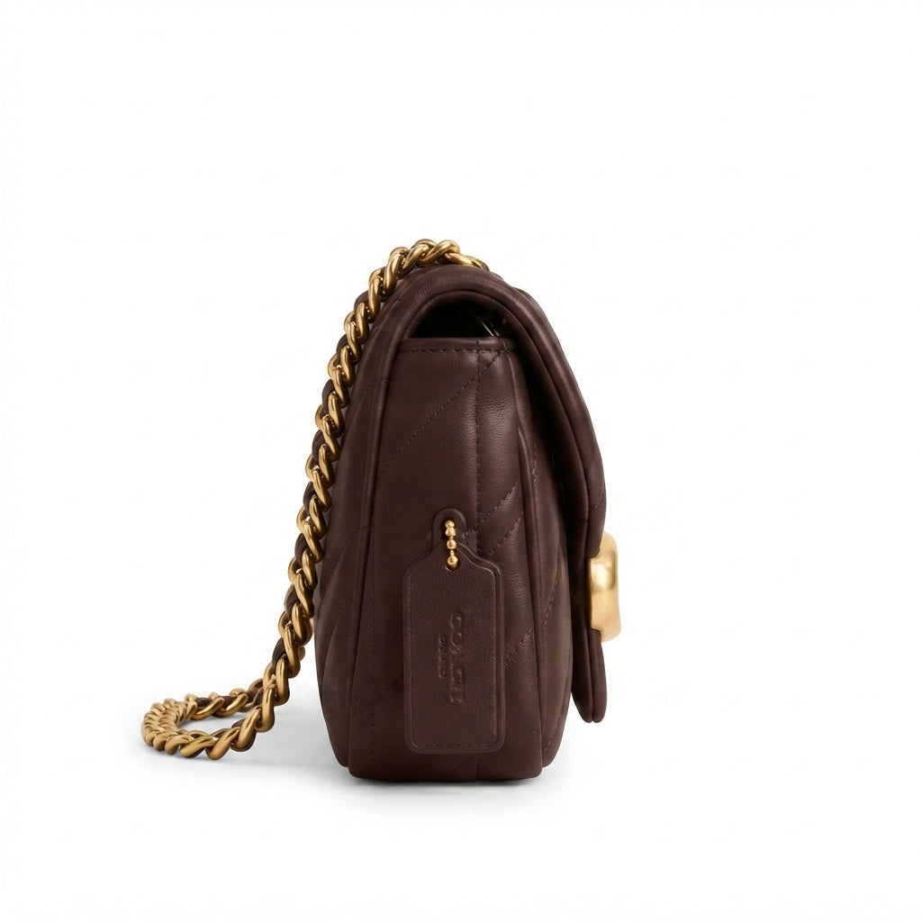 Coach Tabby Shoulder Bag – Rich Brown - View 4