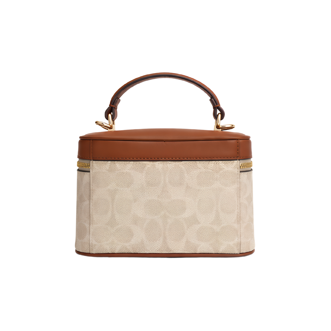 Coach Vanity Case Crossbody Bag – Nude & Brown - View 4