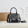 Coach Dome Satchel – Black Signature Monogram - View 4