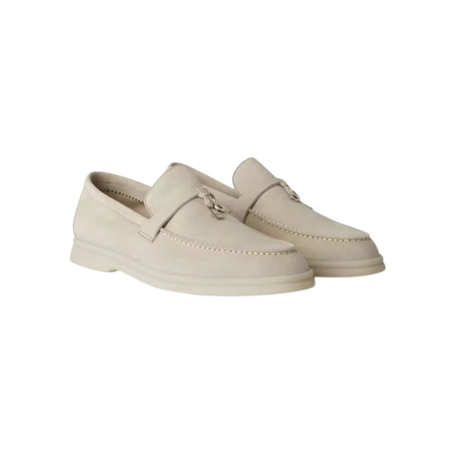 Loro Piana Summer Charms Loafers – Powder Pearl - View 1