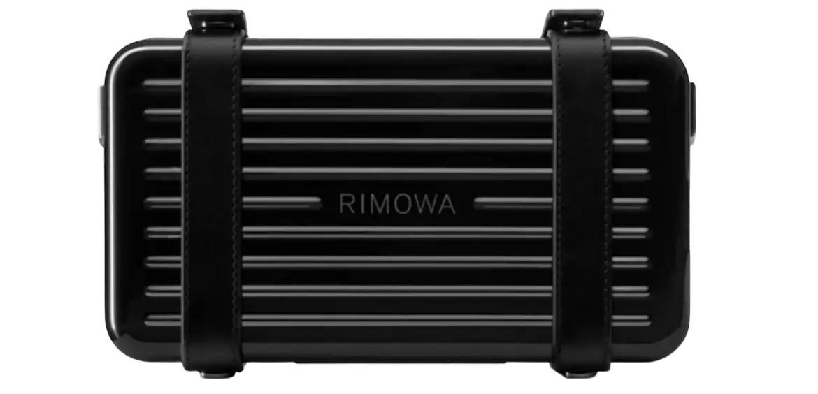 Rimowa Personal Polycarbonate Cross-Body Clutch Bag Black - View 1