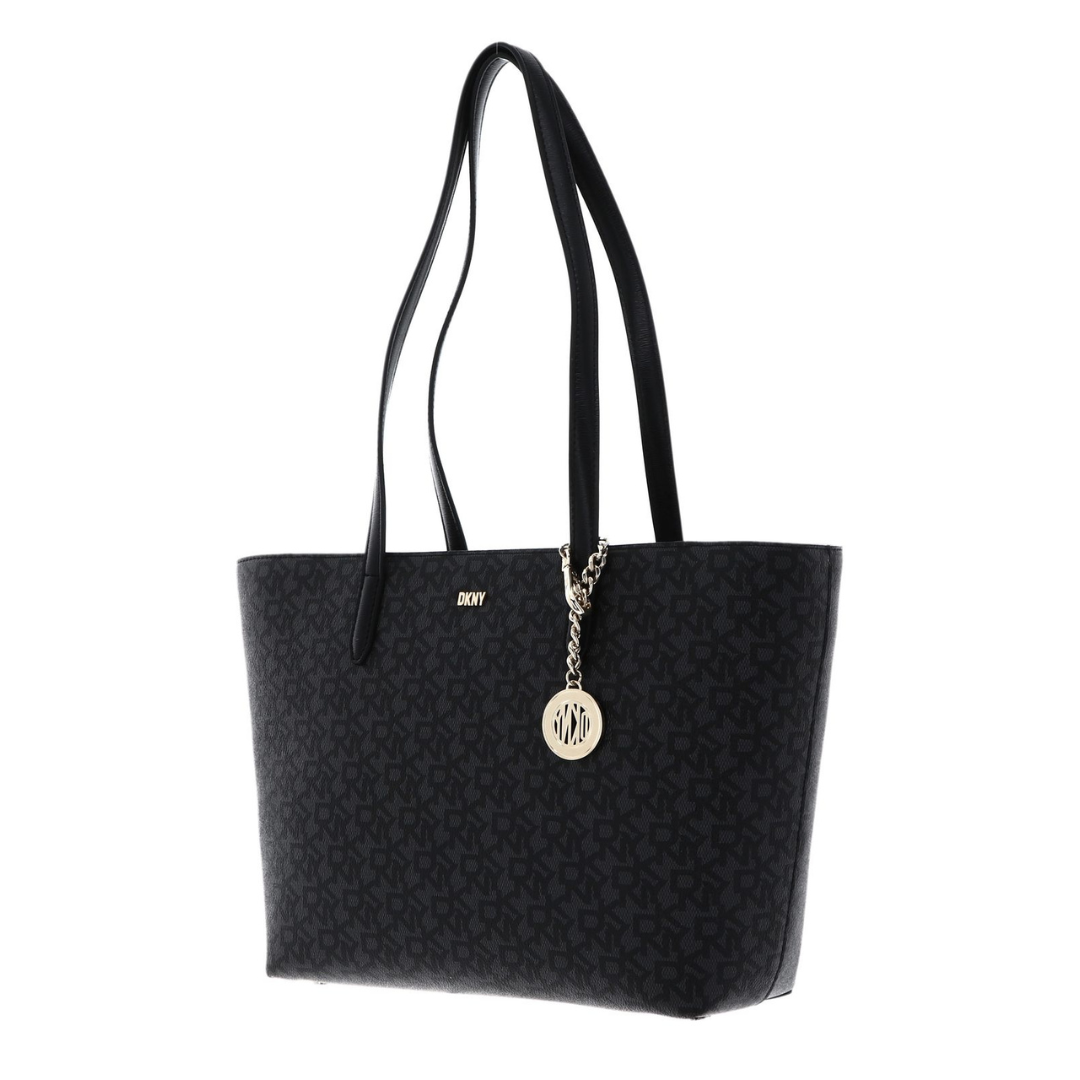 DKNY Bryant Medium Zip Tote – Black - View 4