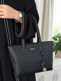 DKNY Bryant Medium Zip Tote – Black - View 5