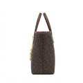 DKNY Bryant Logo-Print Tote Bag – Brown - View 3