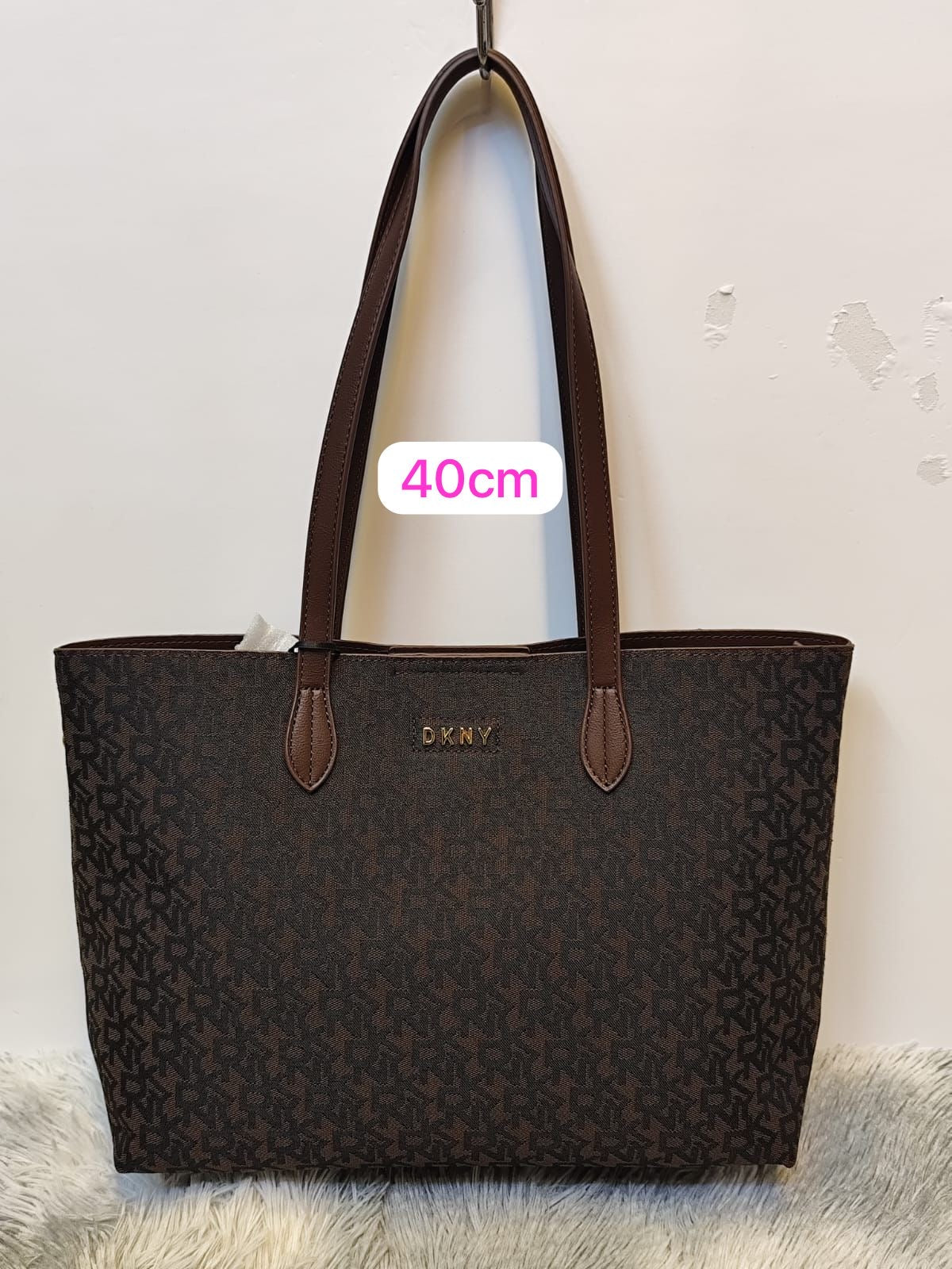 DKNY Women's Bryant Medium Zip Tote – Brown - View 4