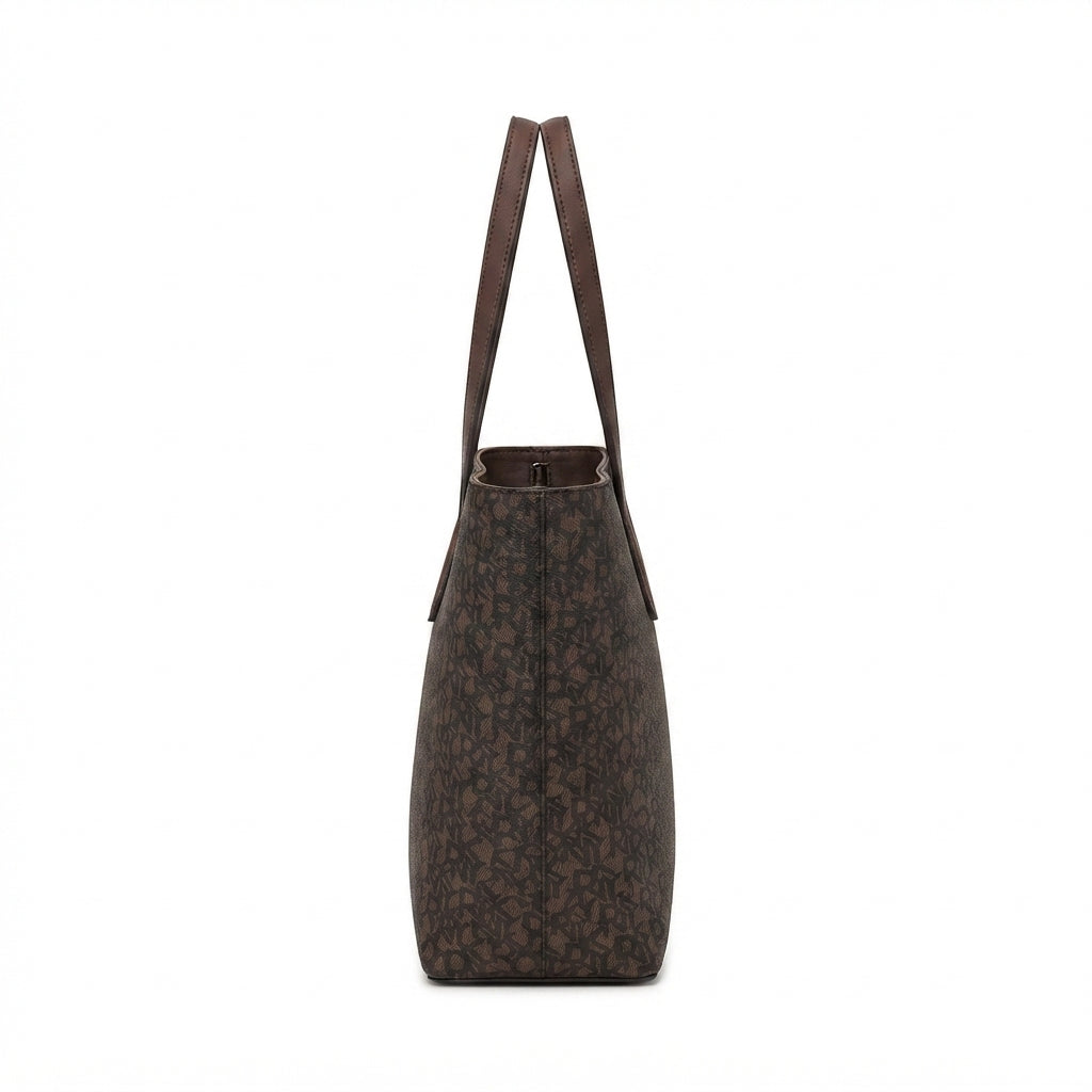 DKNY Women's Bryant Medium Zip Tote – Brown - View 3