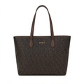 DKNY Women's Bryant Medium Zip Tote – Brown - View 1