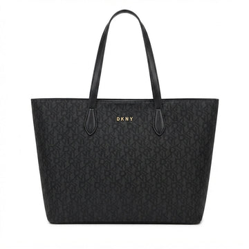 DKNY Monogram Logo Tote Bag – Black - View 1