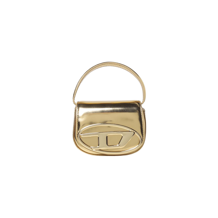 Diesel 1DR Leather Shoulder Bag – Gold - View 1