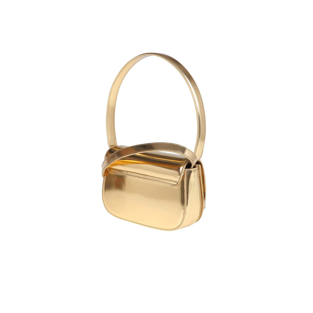 Diesel 1DR Leather Shoulder Bag – Gold - View 2