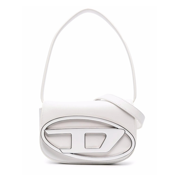 Diesel 1DR Leather Shoulder Bag – White - View 1