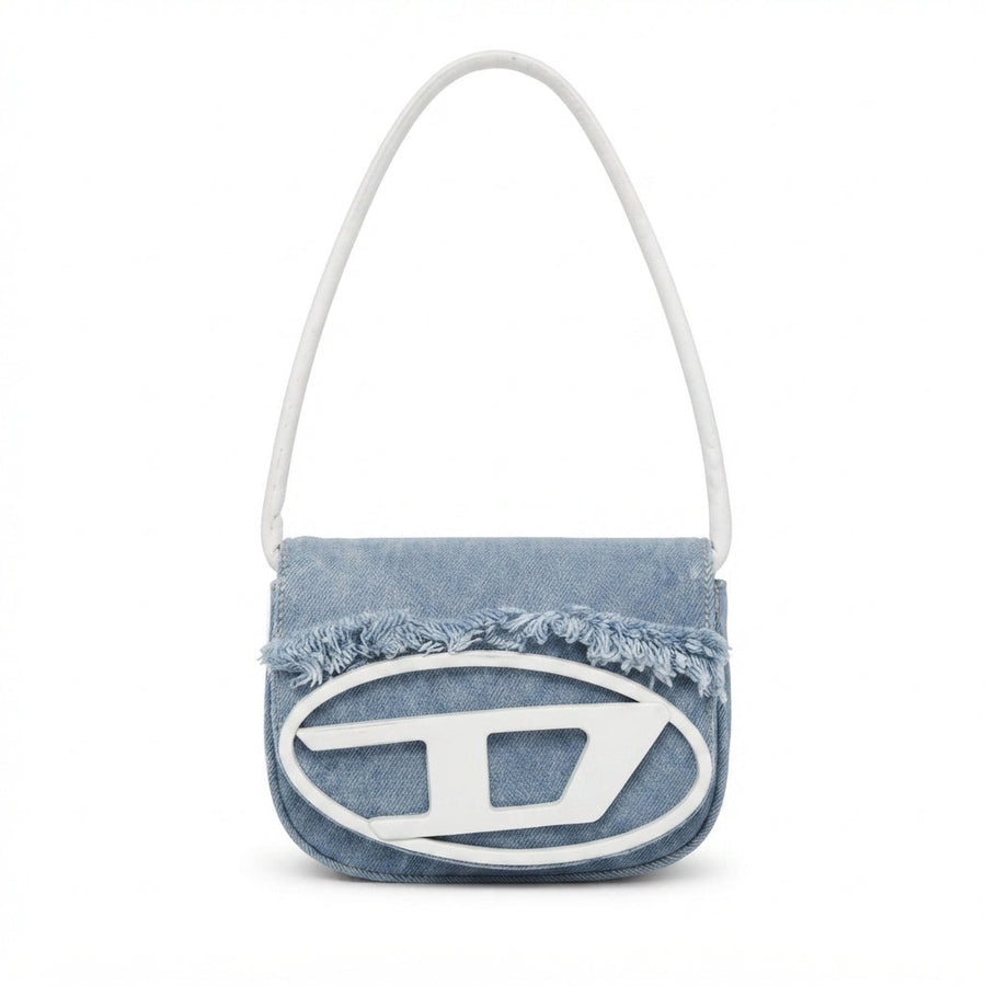 Diesel 1DR Shoulder Bag – Light Blue Denim - View 1