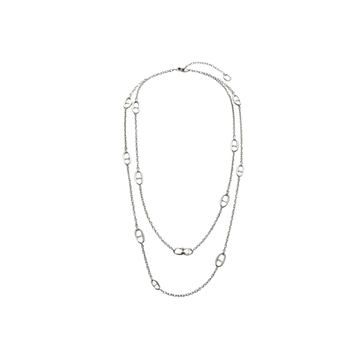 Dior Jewelry | Navy Long Necklace Silver