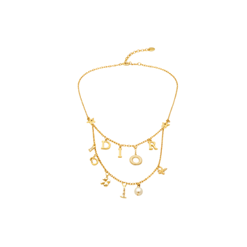 Dior Jewelry | DIOR Layered Charm Necklace Gold