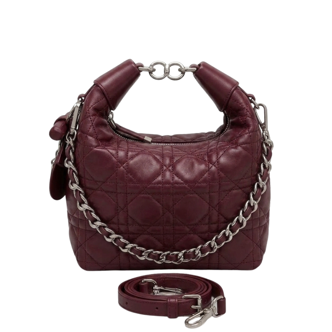 Dior Milly-La-Forêt Burgundy Bag - View 1