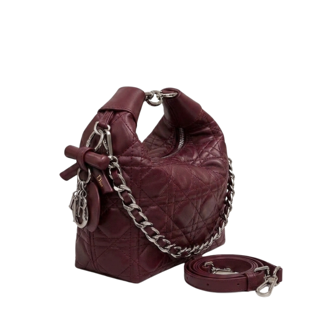Dior Milly-La-Forêt Burgundy Bag - View 3
