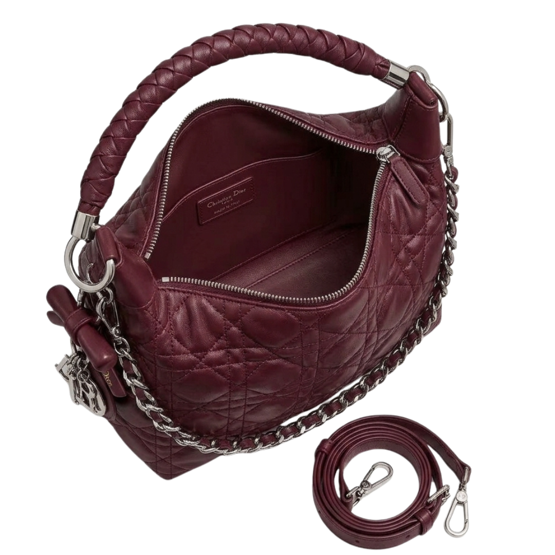 Dior Milly-La-Forêt Burgundy Bag - View 4