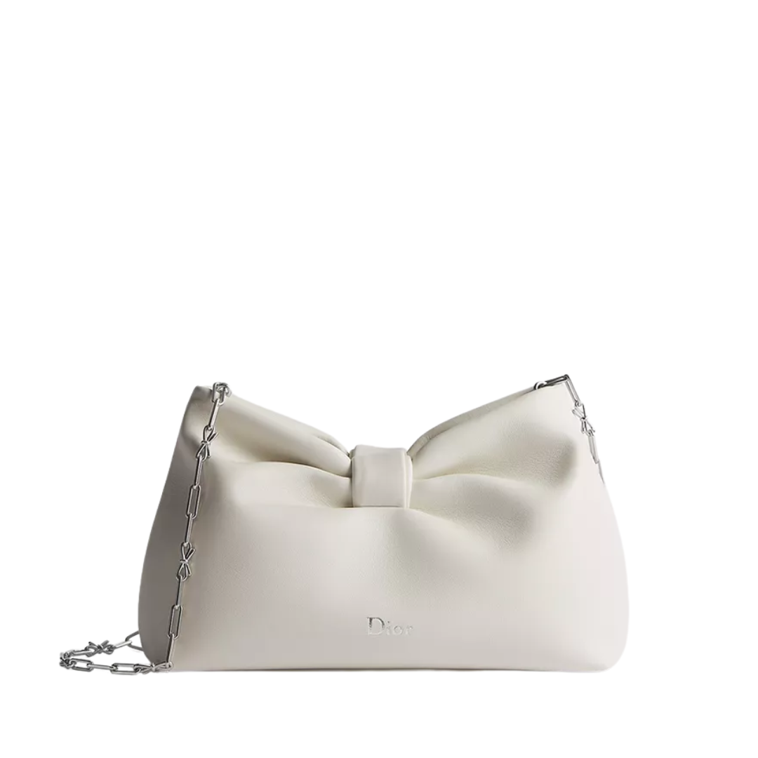 Dior Bow Bag – Cream Lambskin - View 4