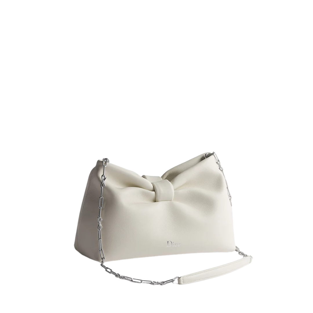 Dior Bow Bag – Cream Lambskin - View 5