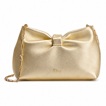 Dior Bow Lambskin Clutch - View 1