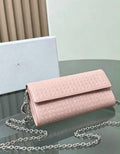 Dior Cannage Chain Wallet – Light Pink - View 5