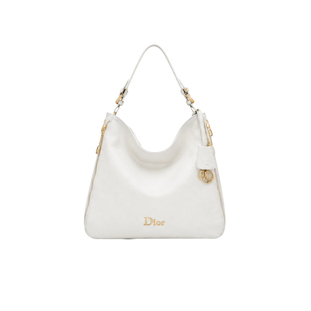 Dior Hobo Shoulder Bag – White - View 1