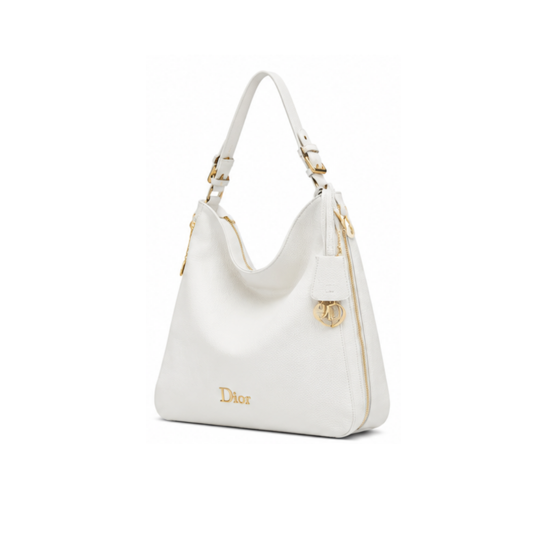 Dior Hobo Shoulder Bag – White - View 2