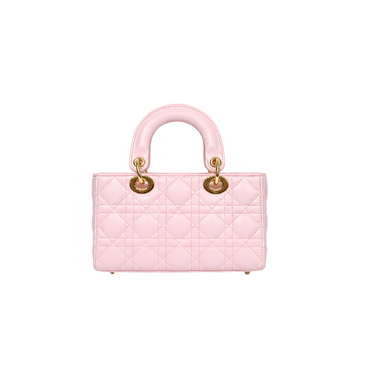 Dior Lady D-Joy Quilted Leather Bag – Pink - View 4