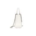 Dior Mini Lady Dior Crocodile-Style Leather Bag – White - View 3