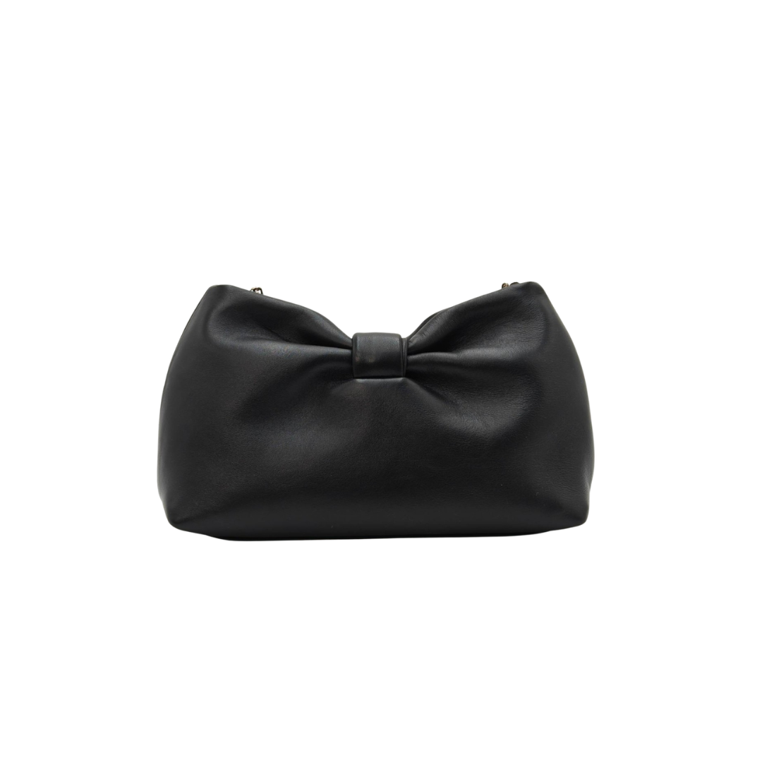 Dior Lambskin Bow Leather Bag – Black - View 3