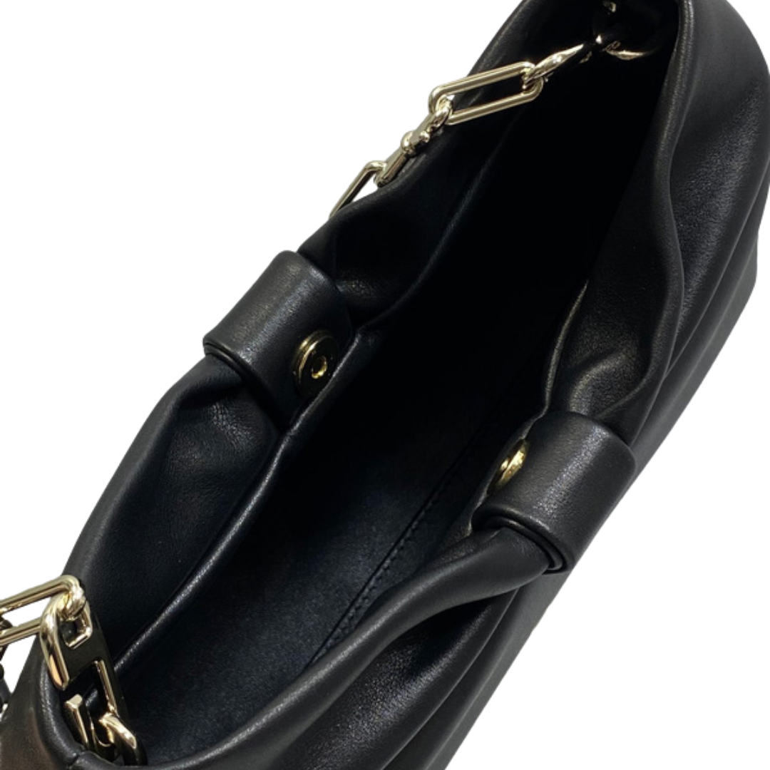 Dior Lambskin Bow Leather Bag – Black - View 4