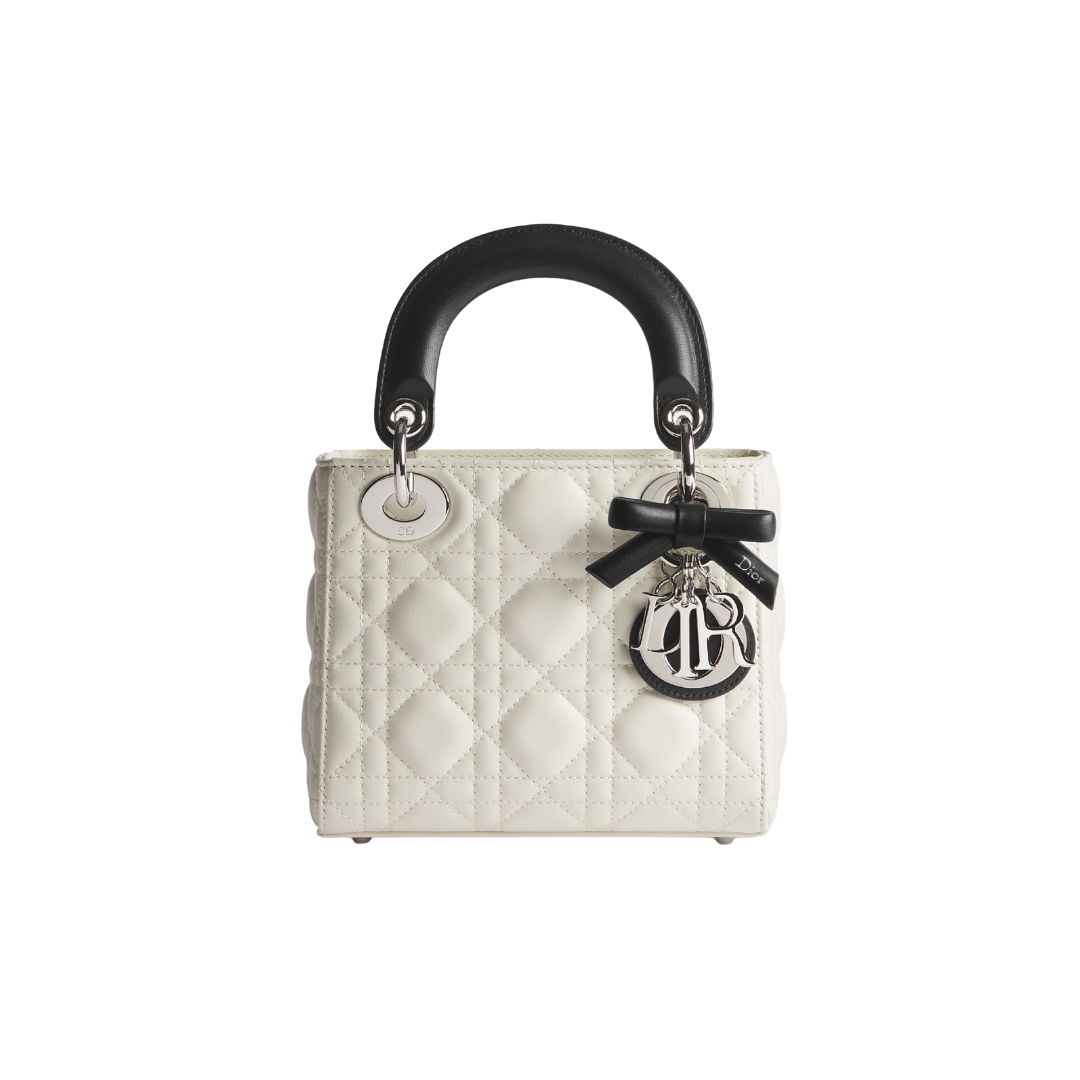 Dior Mini Lady Dior Bag – White - View 1