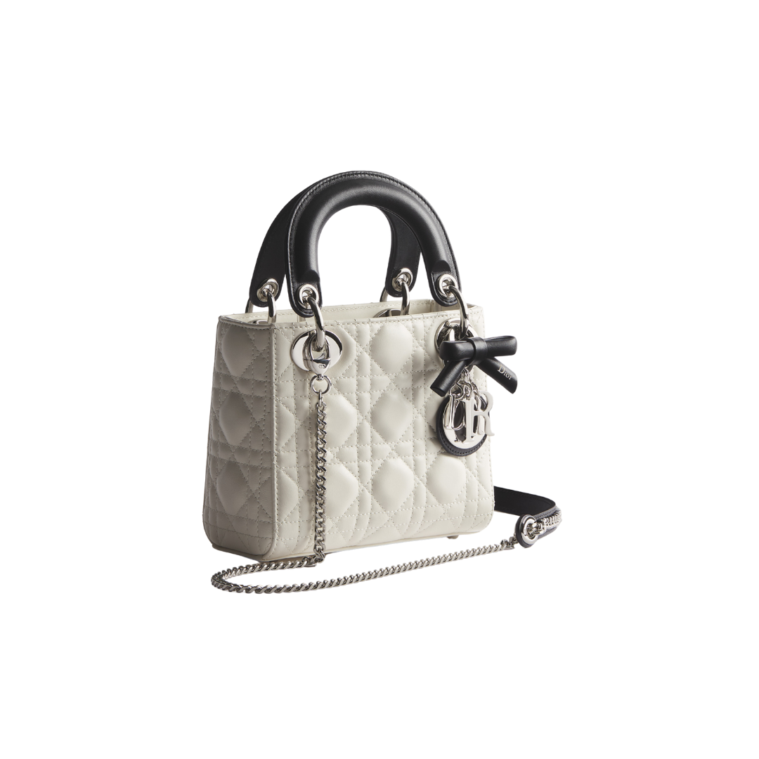 Dior Mini Lady Dior Bag – White - View 2