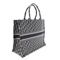 Dior Oblique Embroidered Tote - View 2