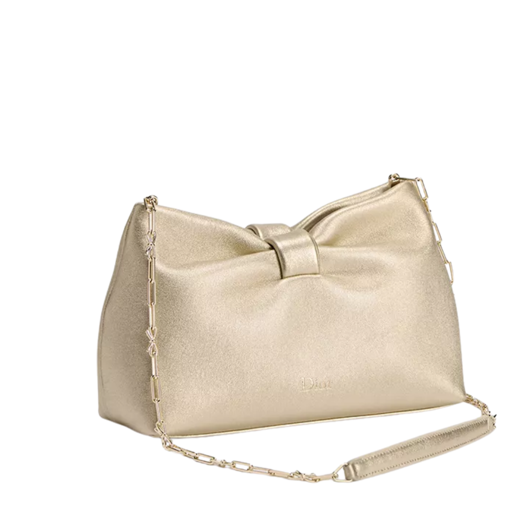Dior Bow Small Bag – Metallic Gold - View 2