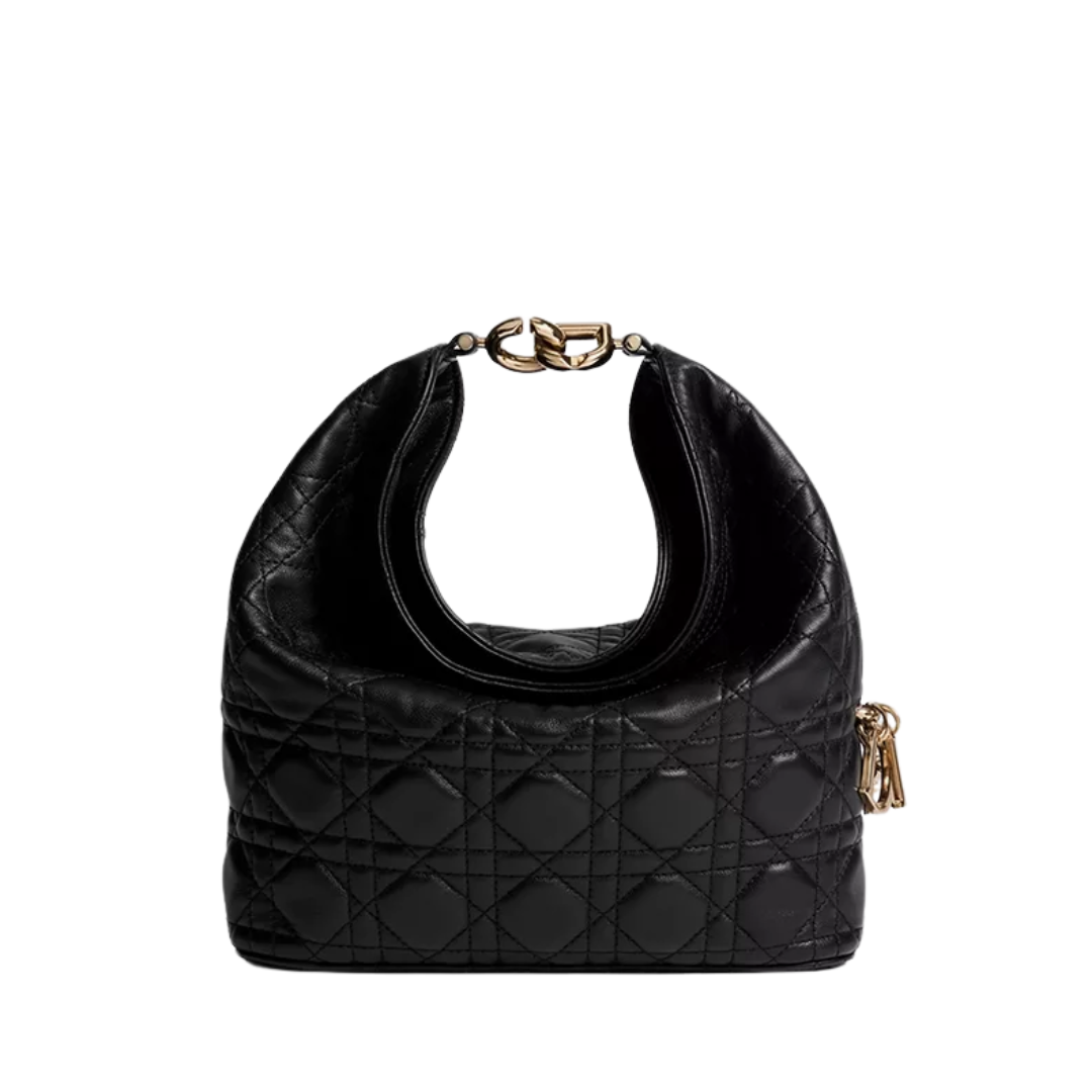 Dior Black Toujours Hobo Bag - View 1