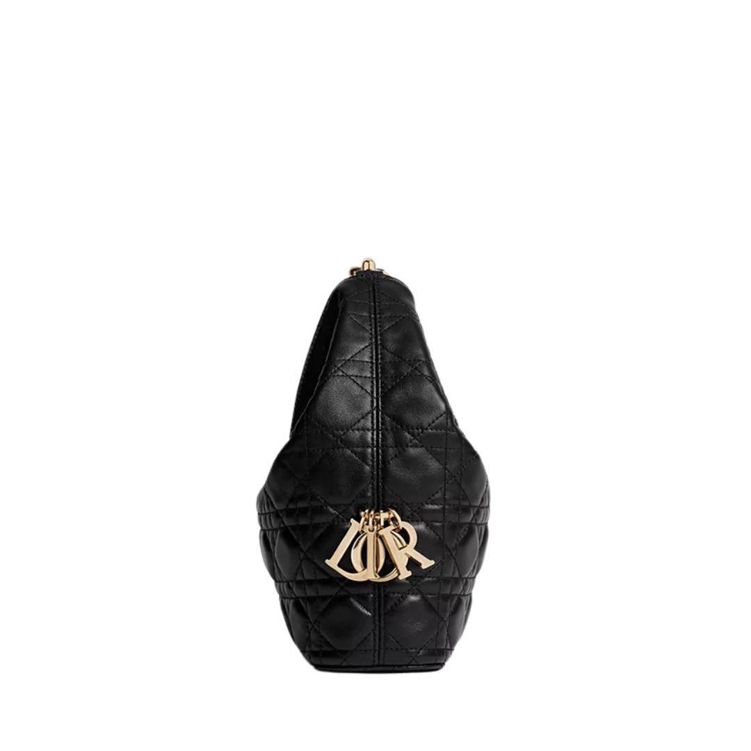 Dior Black Toujours Hobo Bag - View 3
