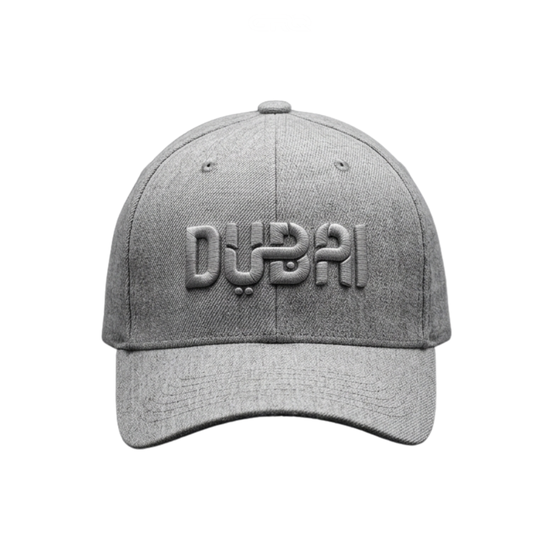 Dubai Cap | Baseball Grey - View 1