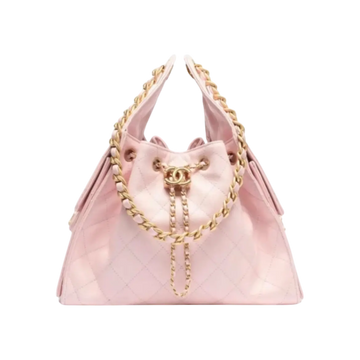 Chanel 25 Small Handbag – Pink & Gold - View 1